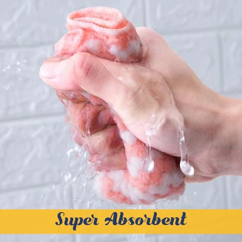 ✨50% DI SCONTO! 🧽 Panni in microfibra – Super assorbenti, anti-pelucchi e riutilizzabili su tutte le superfici 🧼