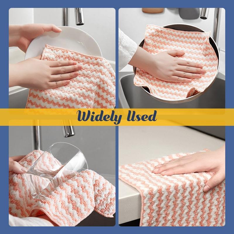 ✨50% DI SCONTO! 🧽 Panni in microfibra – Super assorbenti, anti-pelucchi e riutilizzabili su tutte le superfici 🧼