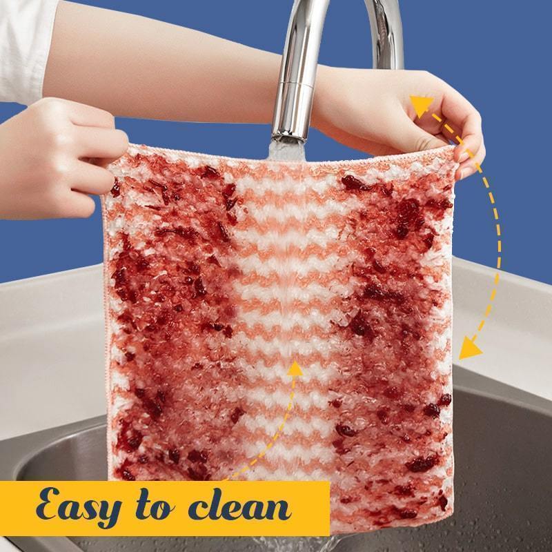 ✨50% DI SCONTO! 🧽 Panni in microfibra – Super assorbenti, anti-pelucchi e riutilizzabili su tutte le superfici 🧼