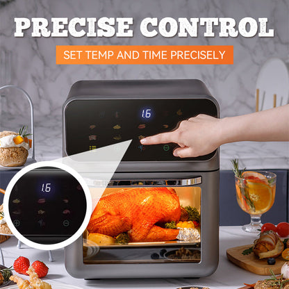 🔥60% di sconto - Vendita calda 🍳🍗 Frittiera multifunzione Visual Air con Touchscreen|Spedizione gratuita ✈️