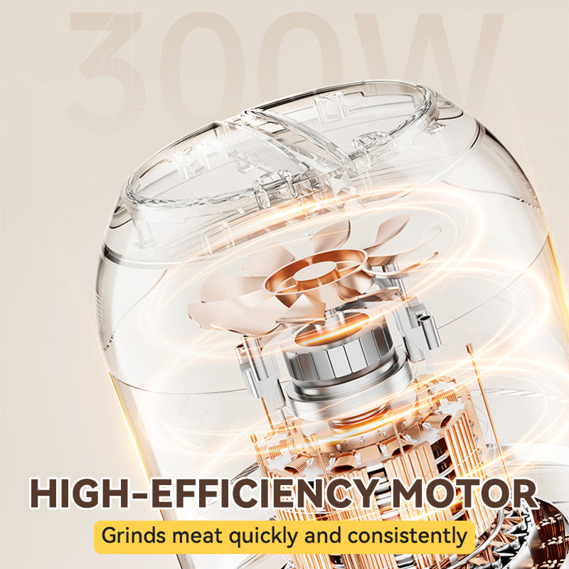 🔈🔈SCONTO DEL 60%🥬Tritacarne elettrico di grande capacità🔥Potenza 300 W + grande capacità 2,5 L