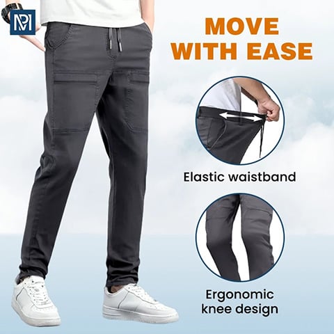 👖65% DI SCONTO🛠️MultiPants – Pantaloni cargo resistenti, multitasche e altamente elasticizzati 2