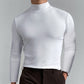 🔥Sconto del 55%🔥T-shirt a maniche lunghe slim fit a collo alto da uomo
