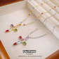 💎 50% DI SCONTO!! ✝️ Collana colorata con ciondolo a croce in strass – Brillantezza vivace, lunghezza regolabile e messaggio significativo ✨