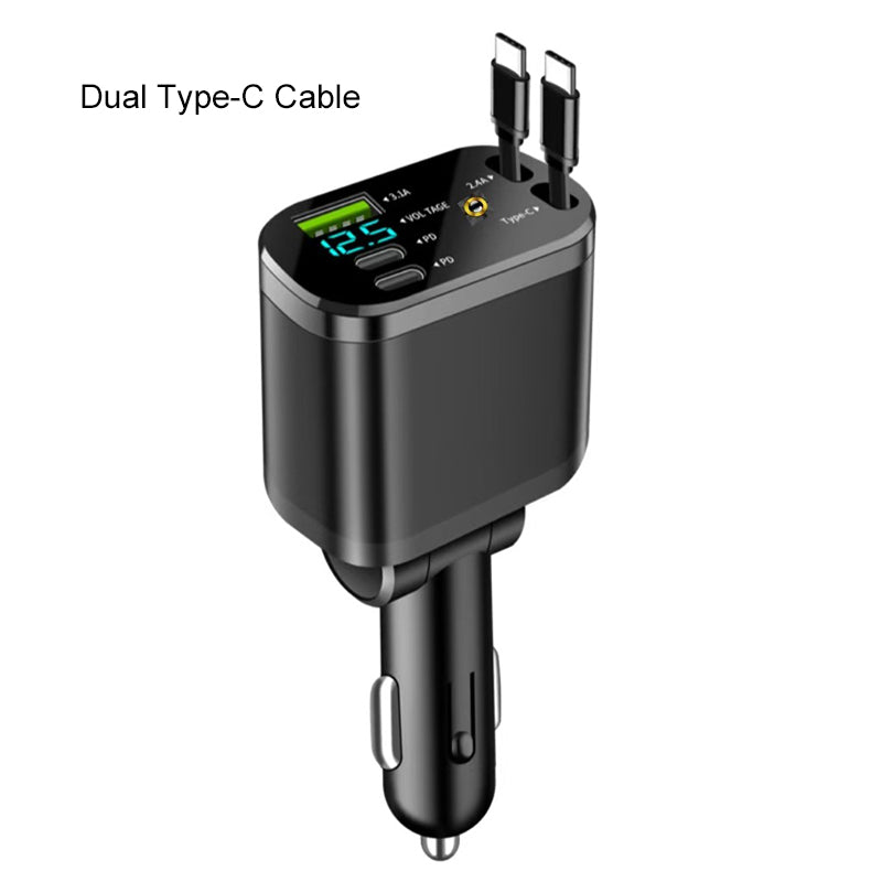 Caricatore Rapido per Auto con Illuminazione Ambientale a Cielo Stellato