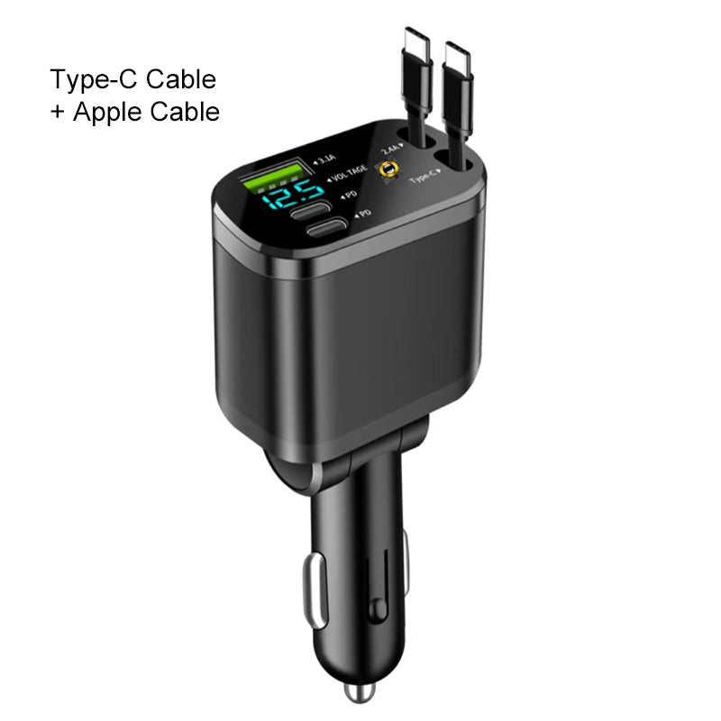 Caricatore Rapido per Auto con Illuminazione Ambientale a Cielo Stellato