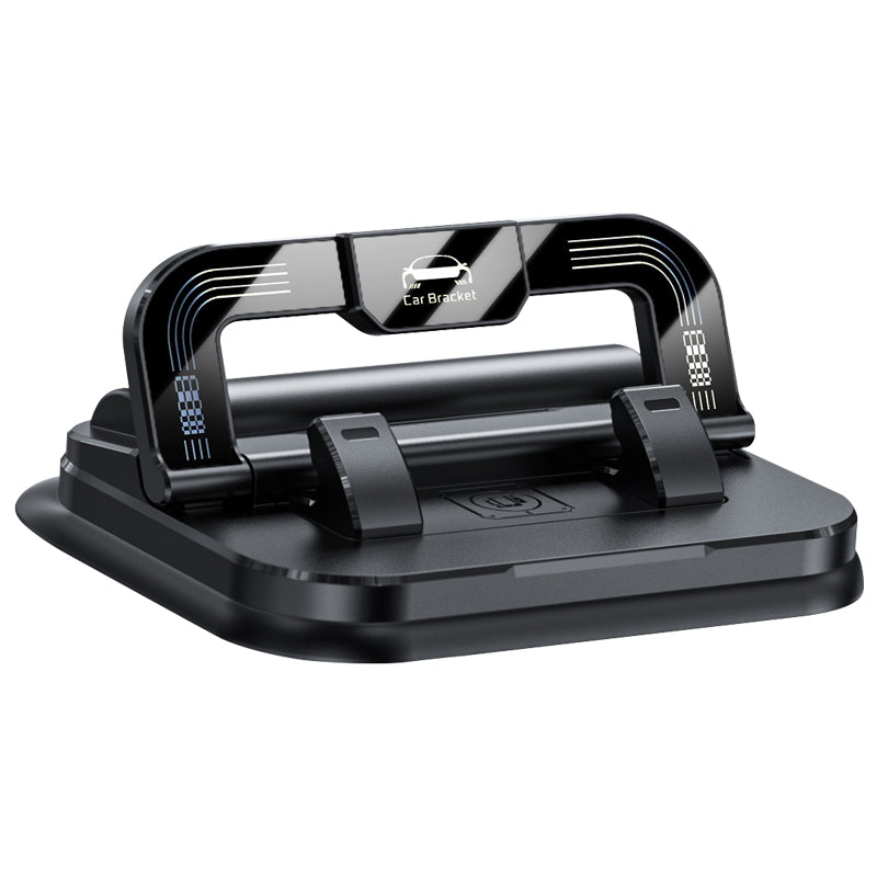 📱 SCONTO DEL 60% ORA! ✨ Supporto per telefono pieghevole girevole a 360° - Compatibilità universale con base antiscivolo per scrivania, auto e viaggi 🚗💻