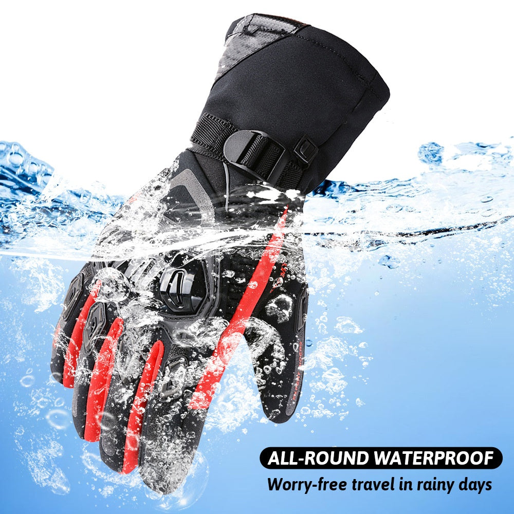 ❄️ORA 60% DI SCONTO🛵Guanti da moto caldi