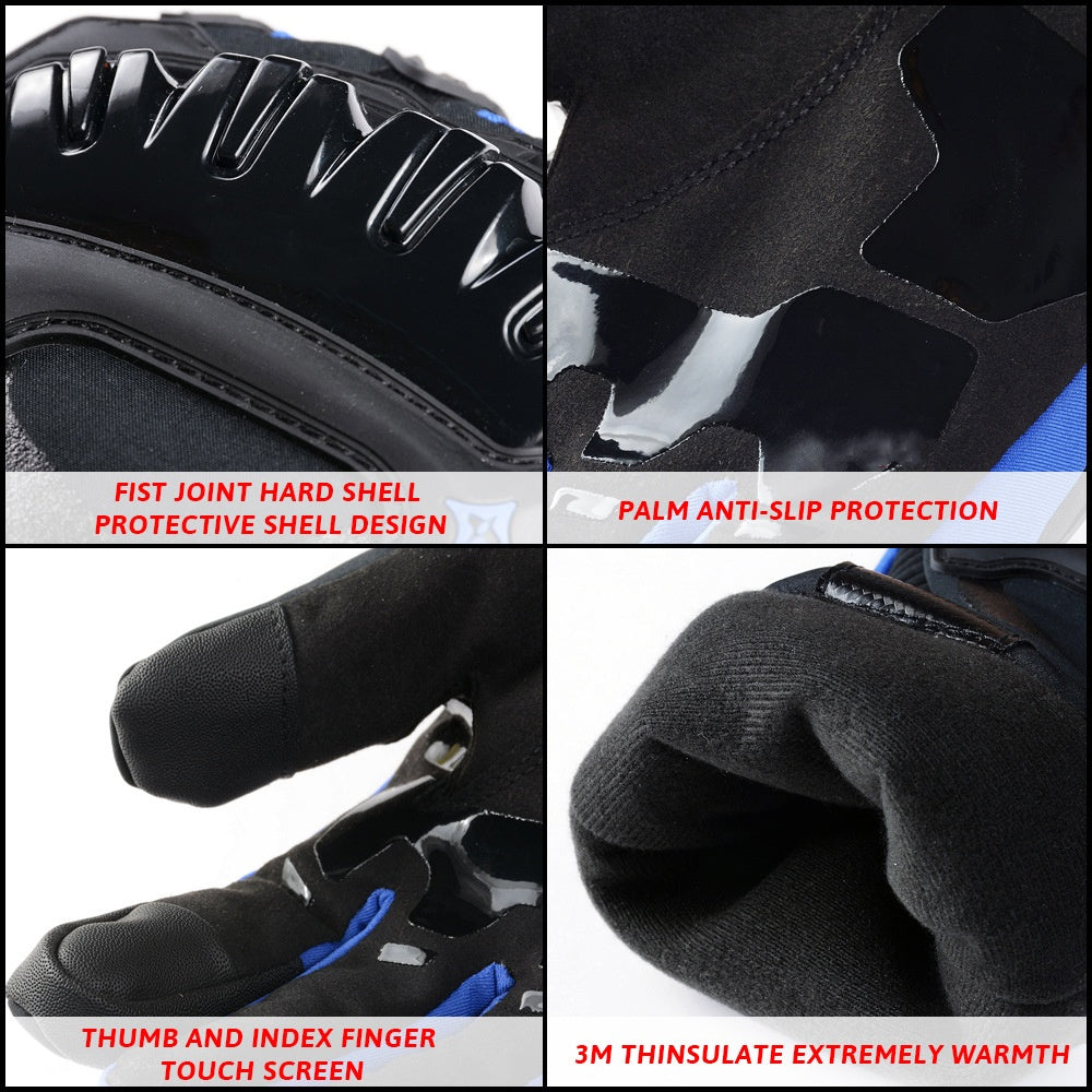 ❄️ORA 60% DI SCONTO🛵Guanti da moto caldi