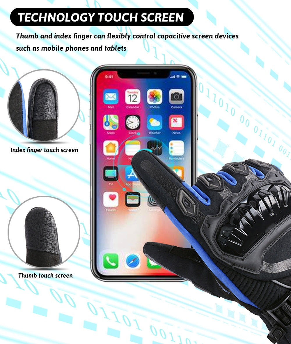 ❄️ORA 60% DI SCONTO🛵Guanti da moto caldi