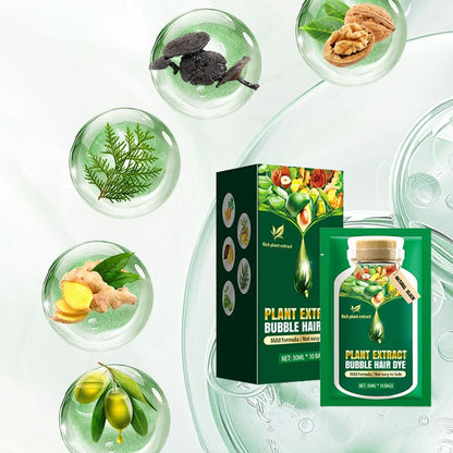 Pflanzenextrakt-Haarpflege-Bubble-Dye-Creme