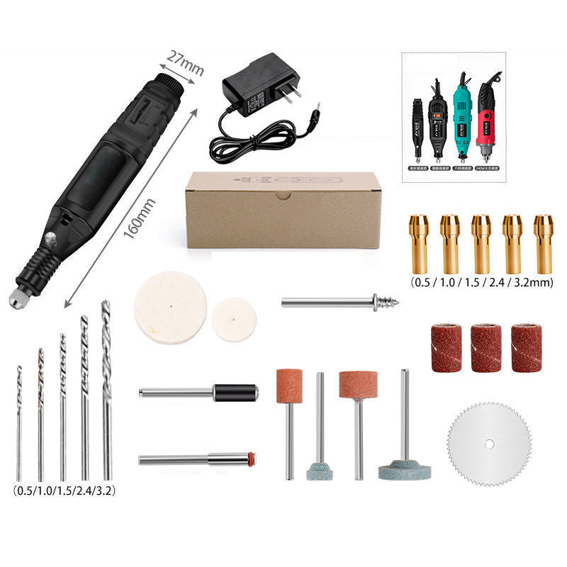 Kit mini utensile rotante portatile multifunzionale