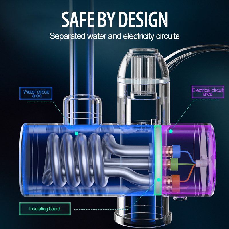🔈🔈SCONTO DEL 60%💧Rubinetto elettrico per acqua calda istantanea sicuro e pratico🔥