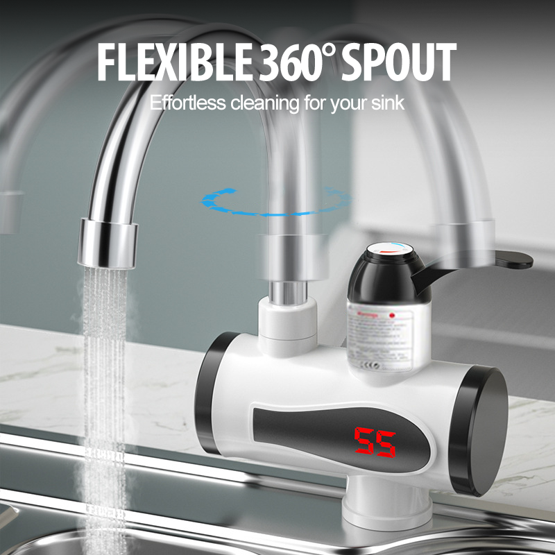 🔈🔈SCONTO DEL 60%💧Rubinetto elettrico per acqua calda istantanea sicuro e pratico🔥