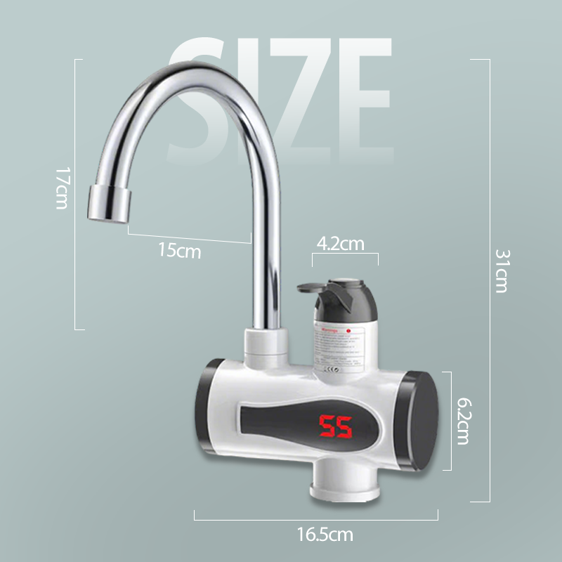 🔈🔈SCONTO DEL 60%💧Rubinetto elettrico per acqua calda istantanea sicuro e pratico🔥