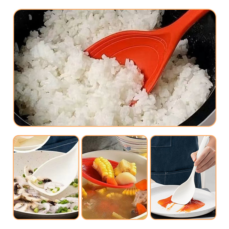 Spattola da cucina resistente al calore in silicone di grado alimentare