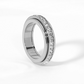 📢📢60% di sconto !!! 🔥Anello girevole in acciaio al titanio con zirconi