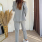 🔈🔈60% di sconto🔥Set 2 pezzi blazer e pantaloni classici da donna