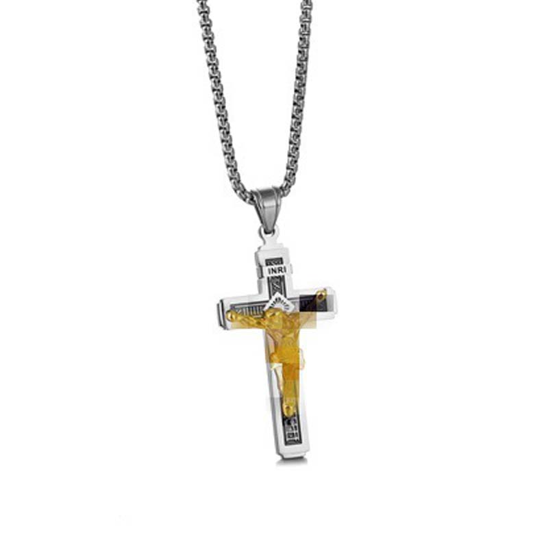 ✝️ SCONTO DEL 50%! ⏰ Collana a croce dall'eleganza raffinata e senza tempo – Realizzata con cura artigianale, in acciaio inossidabile e con una lucentezza delicata – perfetta per l'uso quotidiano o come regalo speciale 💛