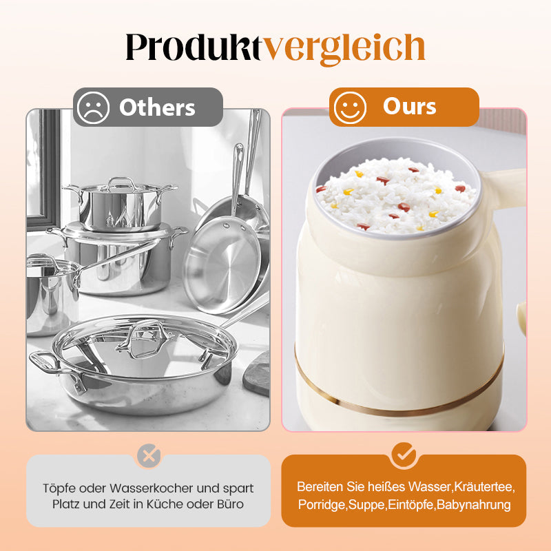 🔈🔈Più venduto - 60% DI SCONTO🔥☕Tazza elettrica portatile multifunzionale per cucinare