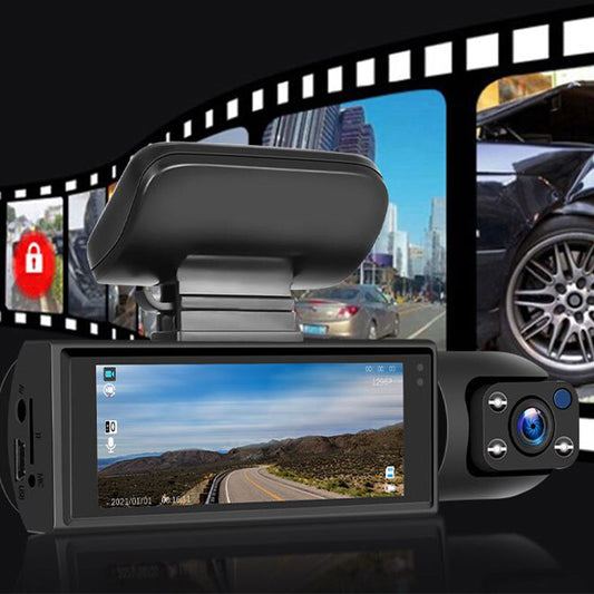 🔈🔈60% DI SCONTO🚗📹Dashcam con grandangolo da 170° e doppia lente da 1080p