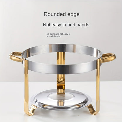 🔥 ORA SCONTO DEL 60%! 🎄 Set da buffet con scaldavivande in acciaio inossidabile - Calore uniforme e durevole, perfetto per feste e incontri festivi ✨