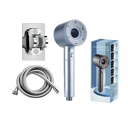 🚿 SCONTO DEL 60%! 💦 SOFFIONE DOCCIA AD ALTA PRESSIONE - 5 getti e installazione immediata, design a risparmio idrico con tecnologia anticalcare, esperienza spa a casa tua 🌟🛁