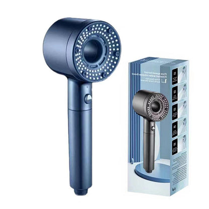 🚿 SCONTO DEL 60%! 💦 SOFFIONE DOCCIA AD ALTA PRESSIONE - 5 getti e installazione immediata, design a risparmio idrico con tecnologia anticalcare, esperienza spa a casa tua 🌟🛁