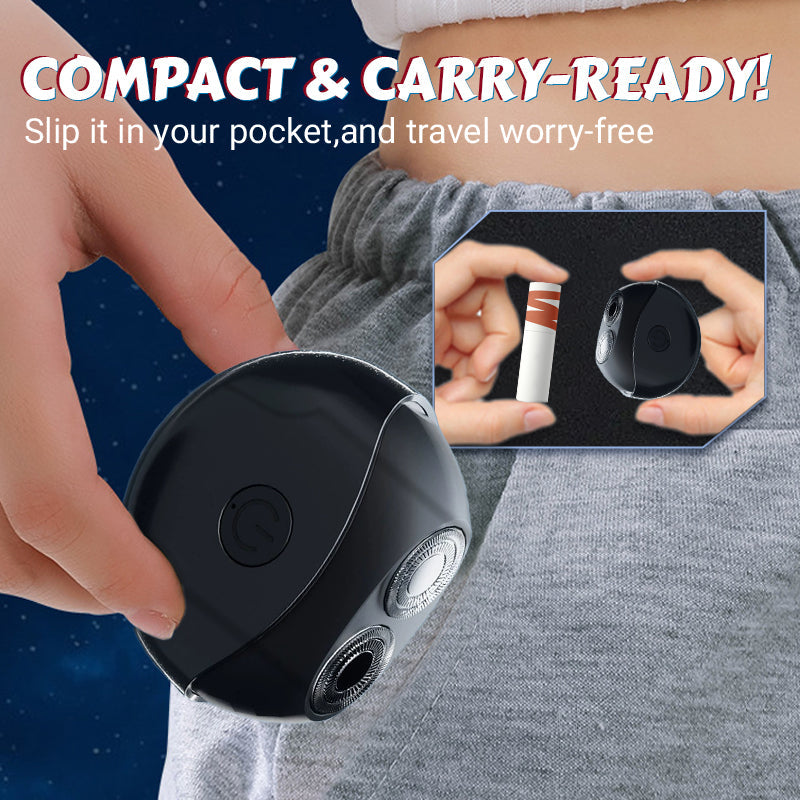 🎉 SCONTO DEL 60%! ✨ Rasoio elettrico multifunzionale portatile – Doppia lama ad anello, impermeabile IPX4 e design UFO compatto 🪒⚡