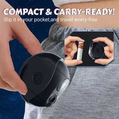 🎉 SCONTO DEL 60%! ✨ Rasoio elettrico multifunzionale portatile – Doppia lama ad anello, impermeabile IPX4 e design UFO compatto 🪒⚡