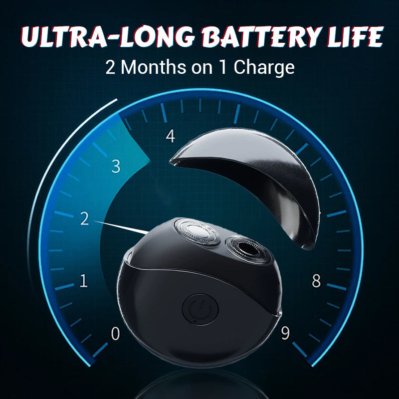 🎉 SCONTO DEL 60%! ✨ Rasoio elettrico multifunzionale portatile – Doppia lama ad anello, impermeabile IPX4 e design UFO compatto 🪒⚡
