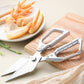 ✂️SCONTO DEL 60%! ✨ FORBICI MULTIFUNZIONALI - Forbici da cucina e da pollame ad alte prestazioni, impugnatura antiscivolo, trita erbe e noci, lavabili in lavastoviglie 🍗🌿