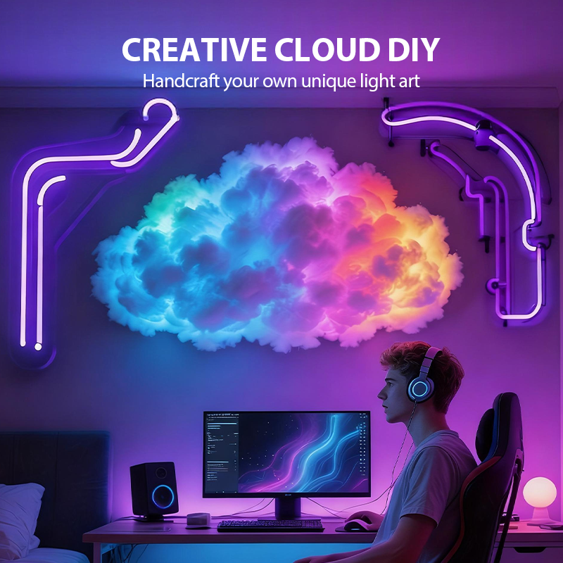 📢🎁SCONTO DEL 60%!!! ✨Lampada decorativa a LED Thundercloud alimentata tramite USB🌈☁️