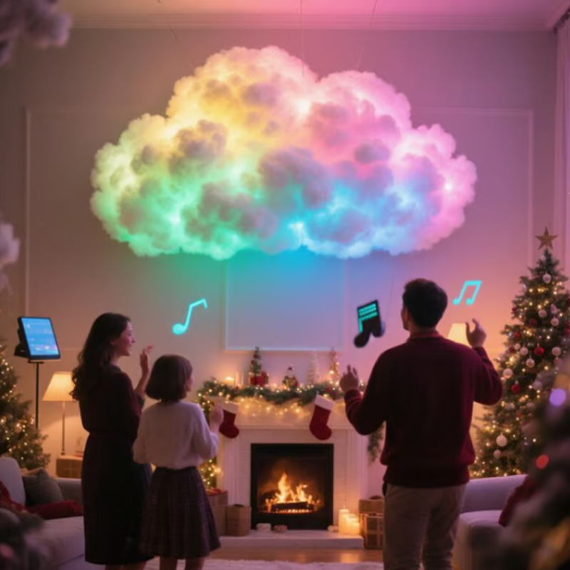 📢🎁SCONTO DEL 60%!!! ✨Lampada decorativa a LED Thundercloud alimentata tramite USB🌈☁️