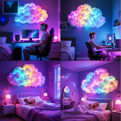📢🎁SCONTO DEL 60%!!! ✨Lampada decorativa a LED Thundercloud alimentata tramite USB🌈☁️