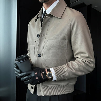 🧥 SCONTO DEL 60%! ✨ Giacca in similpelle da uomo su misura 2025 – Lavorazione di alta qualità, taglio classico e sensazione traspirante 💎📦