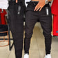 🔈🔈60% DI SCONTO🔥👖Pantaloni slim fit da uomo con vita regolabil
