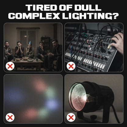 🔈✨Ora sconto del 60% - Solo per un periodo limitato! ⏰Illuminazione ambientale a LED multi-raggio