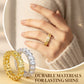 📢📢60% di sconto!!!🎅Anello alla moda con zircone scintillante Full Circle