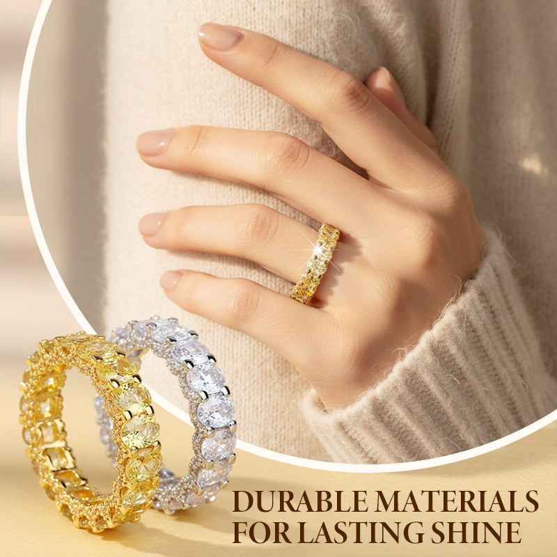 📢📢60% di sconto!!!🎅Anello alla moda con zircone scintillante Full Circle