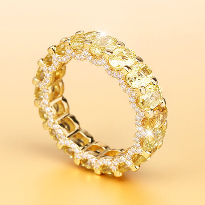 📢📢60% di sconto!!!🎅Anello alla moda con zircone scintillante Full Circle