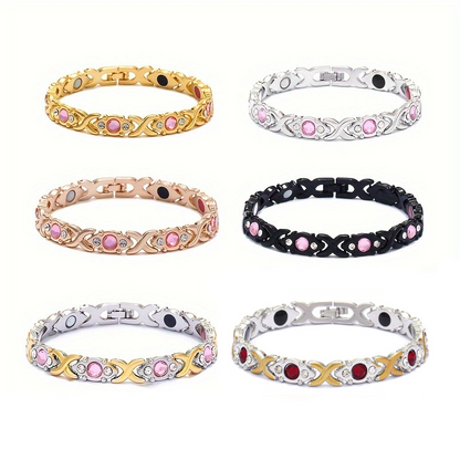 📢📢SCONTO DEL 60%!!! 📿💎 Bracciale da donna con cristalli: regolabile ed elegante per tutte le occasioni