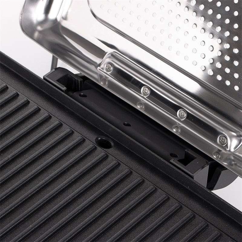 🔈🔈 Sconto dell'ultimo giorno - 60% DI SCONTO 🔥2200W fumo indoor grill con griglia antiaderente