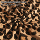 🔥60% DI SCONTO💖Abito Mini Arricciato con Stampa Leopardata da Donna