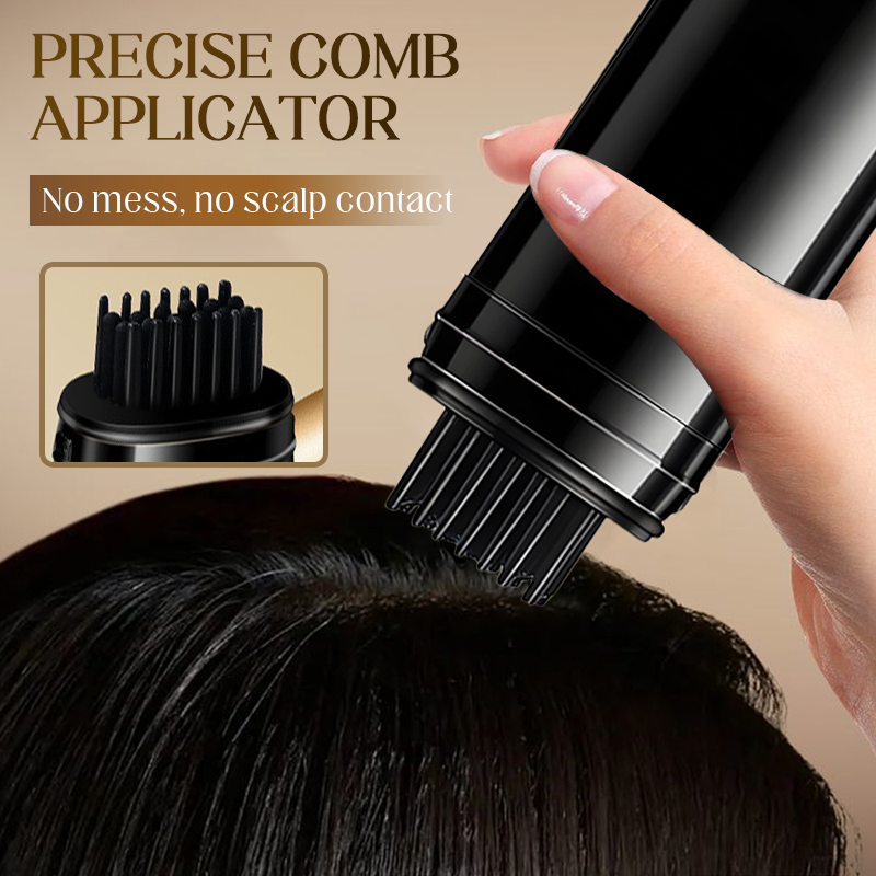 ✨Salvatore di Capelli Grigi✨ Copre istantaneamente le radici dei capelli grigi in 3 secondi! Un pettine = colorazione dei capelli di qualità professionale🔥Cura dei capelli a base vegetale, delicata sui capelli💚