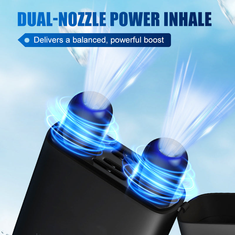 Inalatore nasale doppio per aromaterapia❄️ Ti sveglia all'istante con un respiro profondo, aumenta al massimo la tua concentrazione 🚀 ed elimina la sonnolenza in pochi secondi