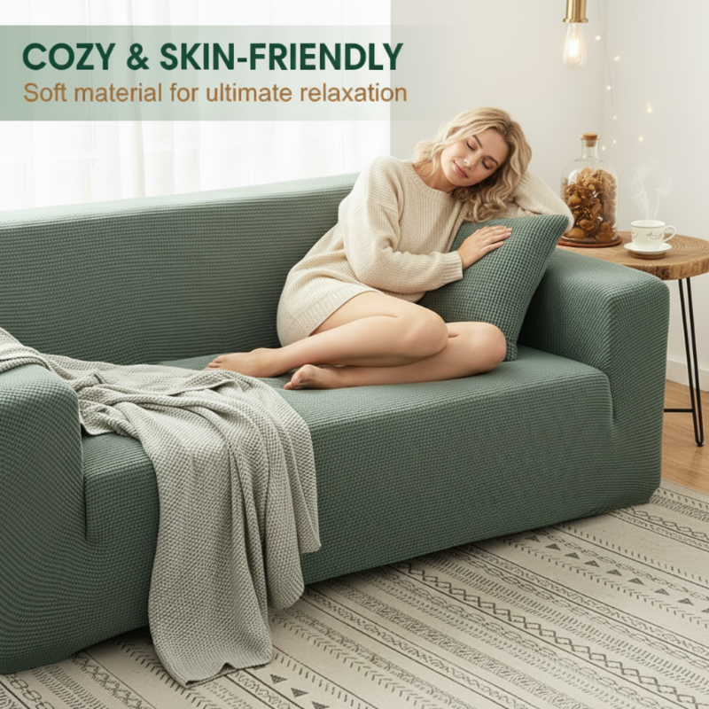 🔈🔈NUOVI ARRIVI 2026 - SCONTO DEL 60%🛋️Copridivano elasticizzato in maglia jacquard