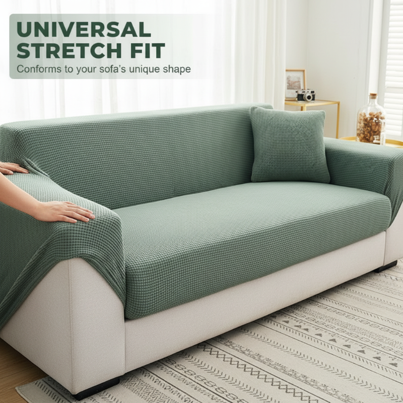 🔈🔈NUOVI ARRIVI 2026 - SCONTO DEL 60%🛋️Copridivano elasticizzato in maglia jacquard