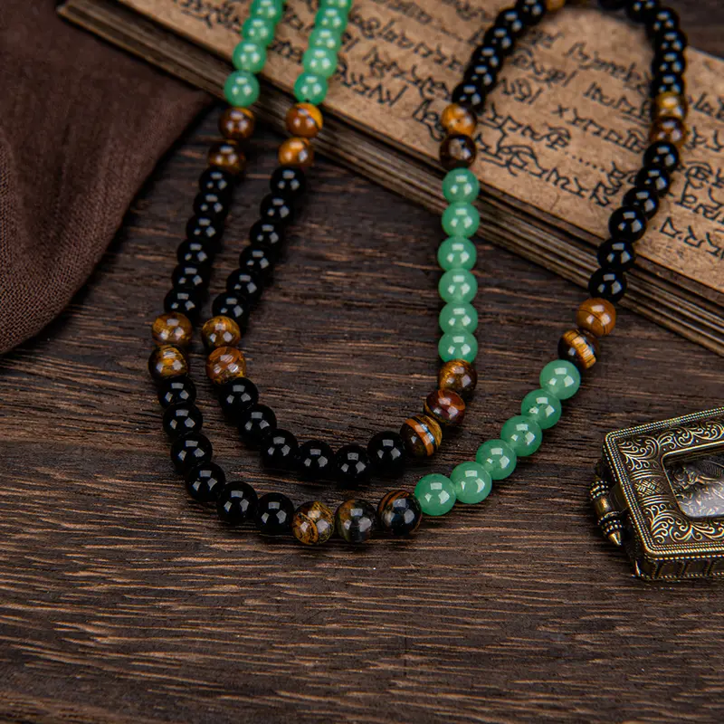 📢📢60 %  OFF !! ⏰Bohemian Natural Stone Beaded Necklace