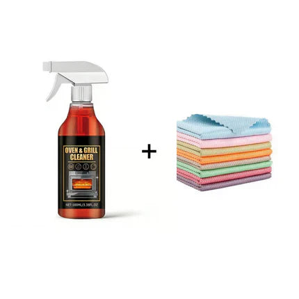 🧼SCONTO DEL 60%✨ Spray detergente per forno e griglia – Scioglie il grasso in 5 minuti, senza bisogno di strofinare ed elimina gli odori 🔥